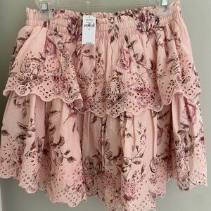 Gap x LoveShackFancy floral mini skirt